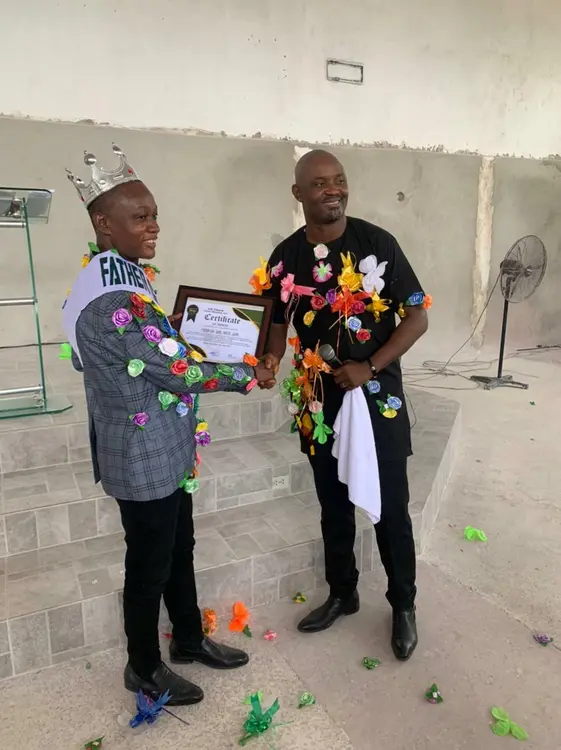 Certificating the Father of the Year